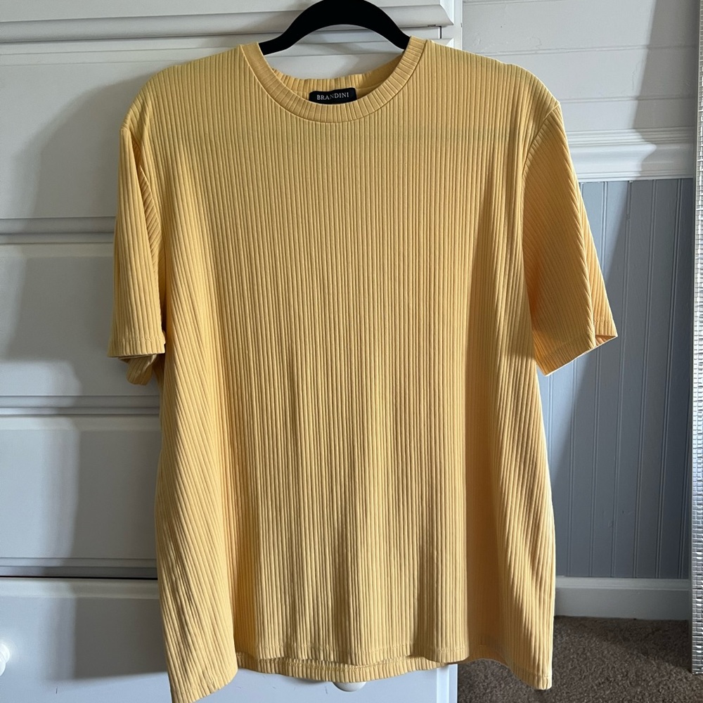 Yellow Business Casual Top